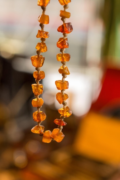 Beads of necklace various type and color