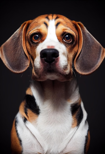 Beagle dog portrait