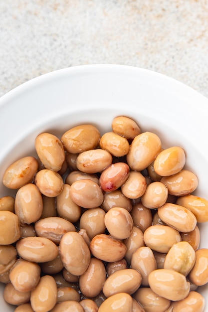 Beans borlotti boiled legume ready to eat healthy eating cooking appetizer meal food snack