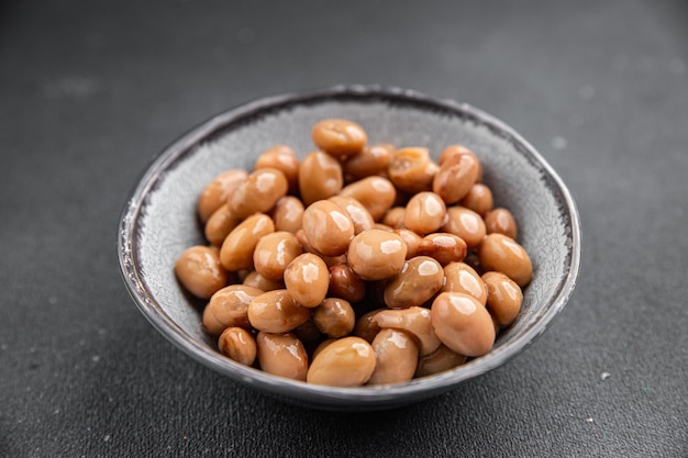 Beans borlotti boiled legume ready to eat healthy eating cooking appetizer meal food snack