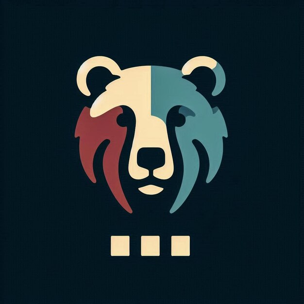 Photo bear logo design