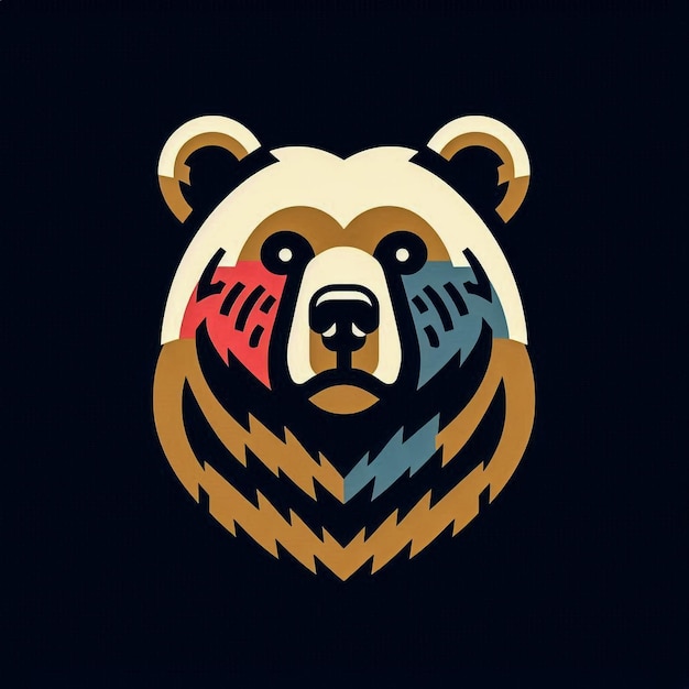 Photo bear logo design