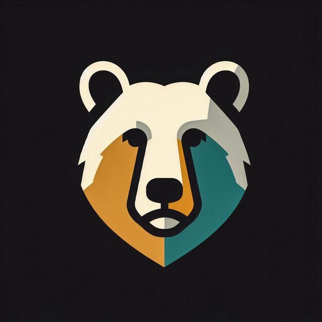 Photo bear logo design