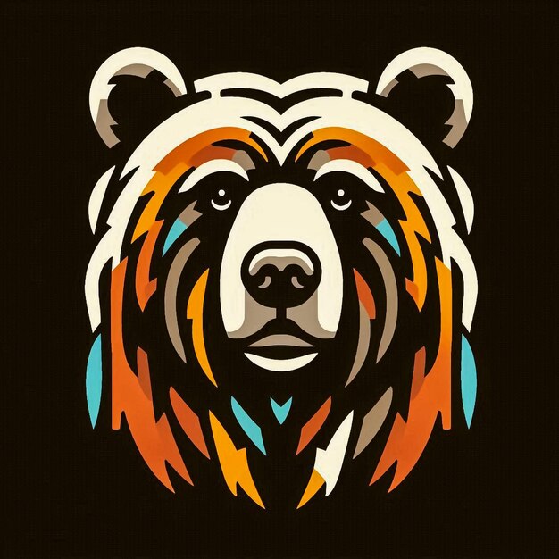 bear logo template