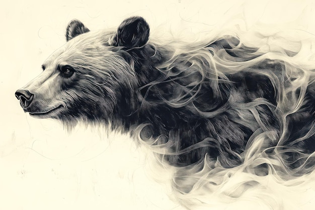 Bear In Smoke