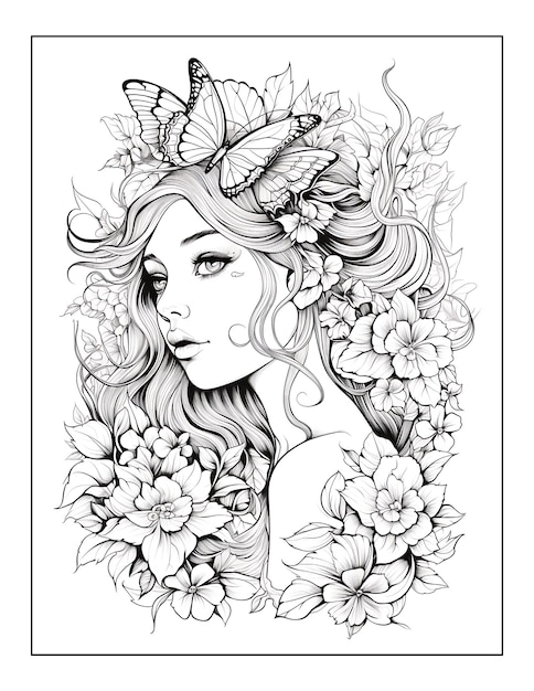 Beauties Fairyland Coloring Pages