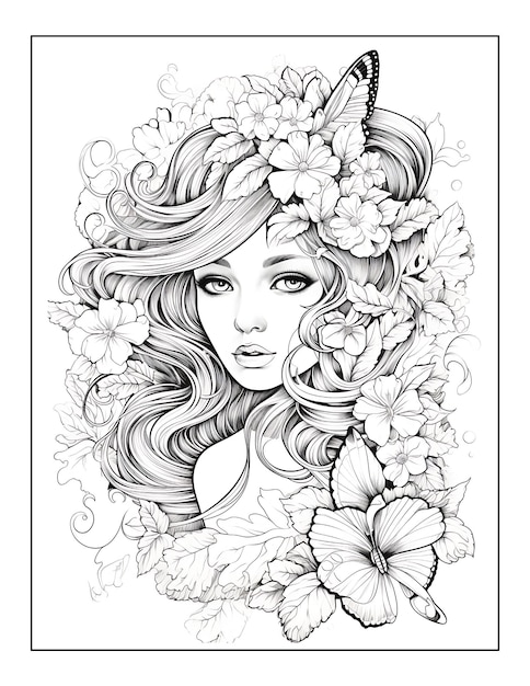 Beauties Fairyland Coloring Pages