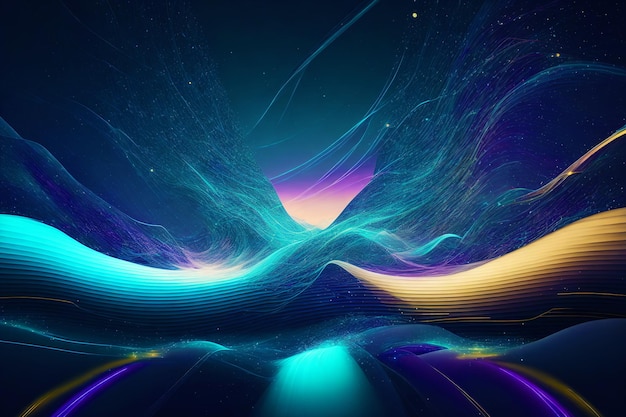 A beautiful abstract background with space for text or image Copy space Generative AI