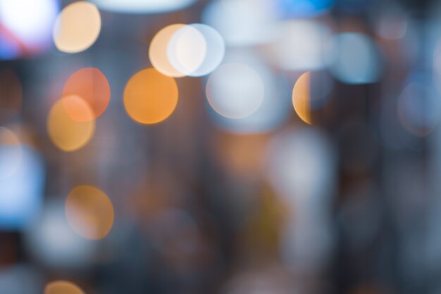 Beautiful abstract blurred Bokeh with multi colors, Festive lights bokeh background