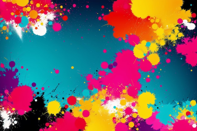 A beautiful abstract colorful background Copy space Generative AI