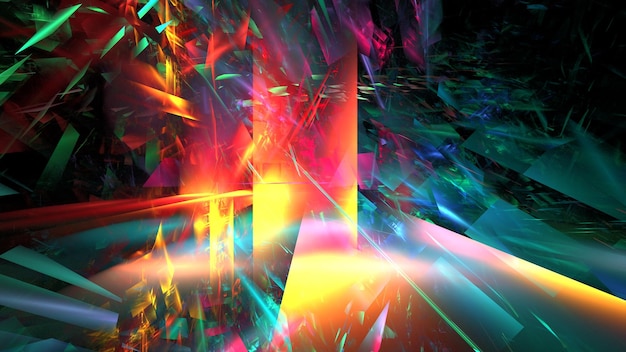 Beautiful abstract glowing background rays of light Element for the design and layout of websites 3d render