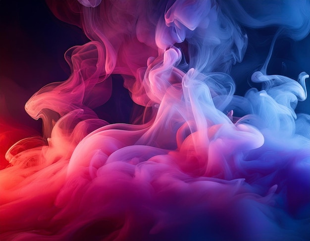 Beautiful abstract smoke illustration design