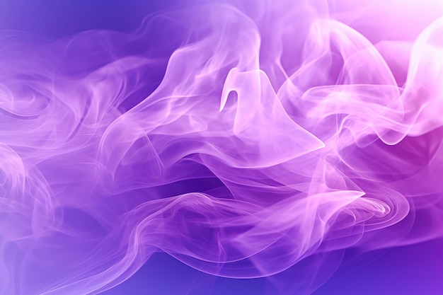 beautiful abstract smoke waves gradient background in purple color