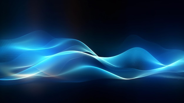 beautiful abstract wave technology background with