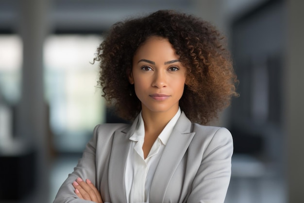 Beautiful african american businesswoman