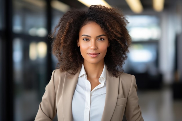 Beautiful african american businesswoman