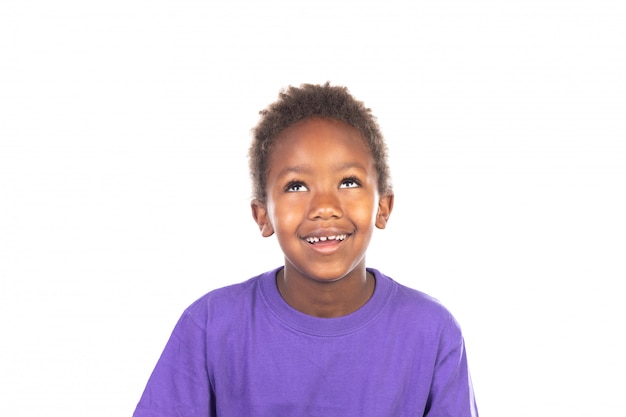 Beautiful Afro-American boy 