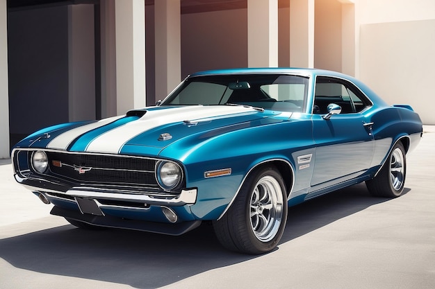 Beautiful American muscle car exempted