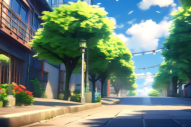 Beautiful Anime Background Art