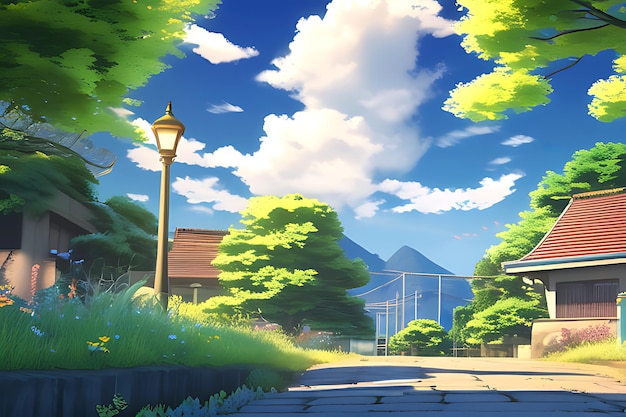 Beautiful Anime Background Art