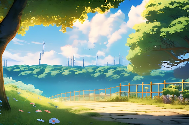 Beautiful Anime Background Art