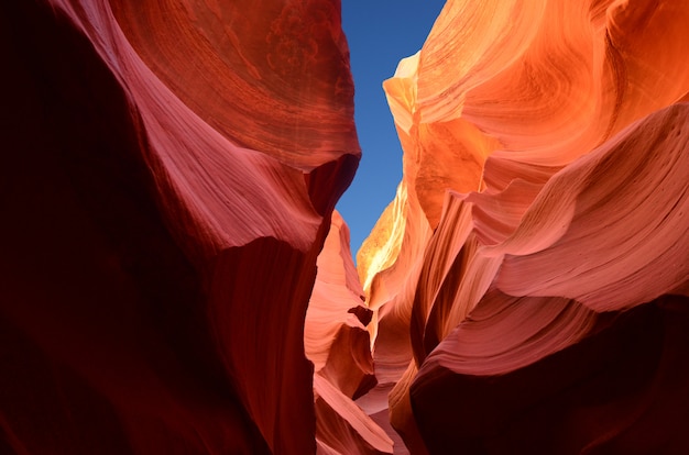 Beautiful Antelope canyon, Navajo land east of Page, USA