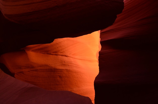 Beautiful Antelope canyon, Navajo land east of Page, USA