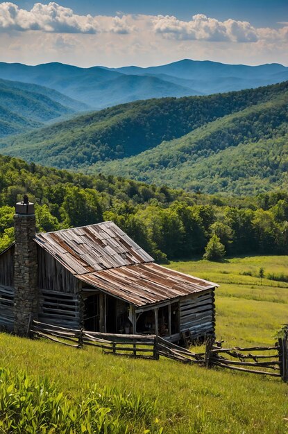 Photo beautiful appalachian homestead images for nature lovers