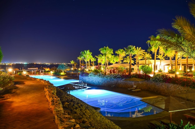 Beautiful Arabian night in Egypt Sharm el Sheikh