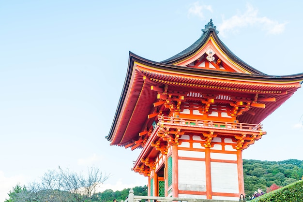 Beautiful Architecture in Kiyomizu-dera Temple Kyoto,.