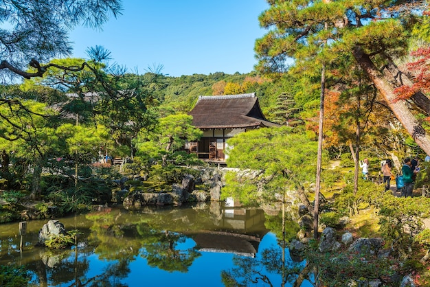 Beautiful Architecture at Silver Pavillion Ginkakuji temple