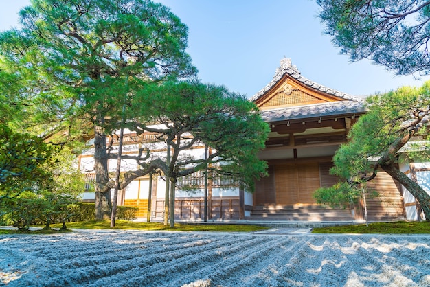 Beautiful Architecture at Silver Pavillion Ginkakuji temple