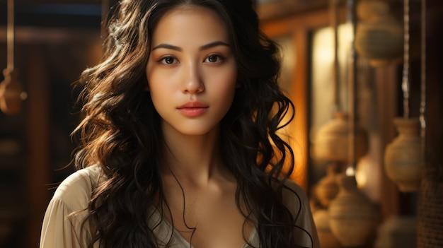 Photo beautiful asian woman