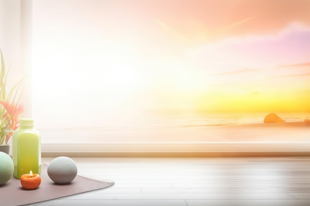 Beautiful background on the desktop yoga healthy lifestyle