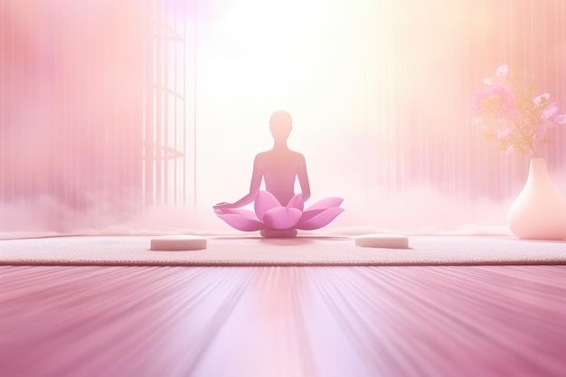 Beautiful background on the desktop yoga healthy lifestyle