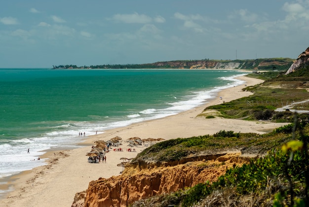 Beautiful beach Conde near Joao Pessoa Paraiba Brazil