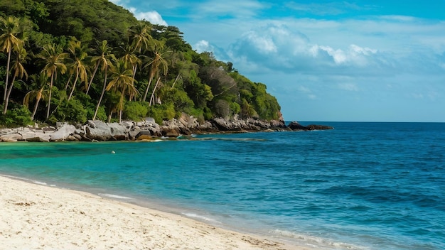 Beautiful beach and sea