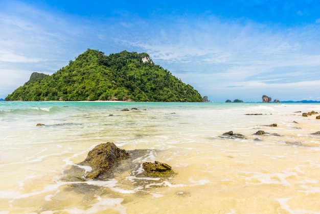 Beautiful beach at Talay Waek Krabi