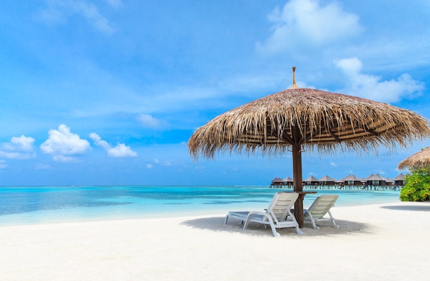 Beautiful beach and tropical sea