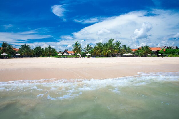 Beautiful beach and tropical sea