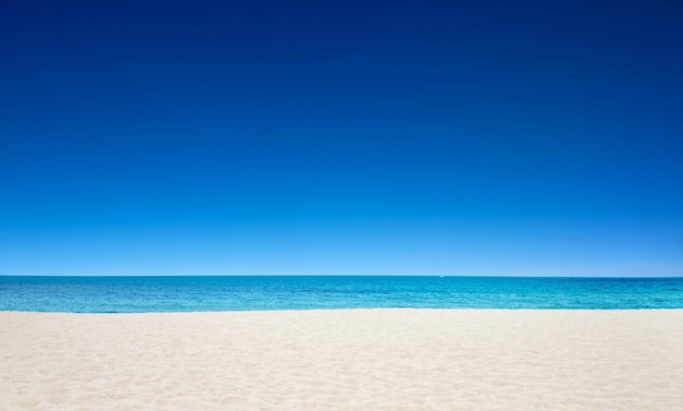 Beautiful beach and tropical sea