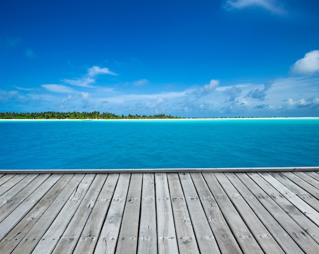 Beautiful beach and tropical sea