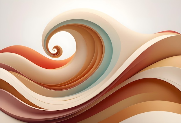 Beautiful bending pattern for web screensaver