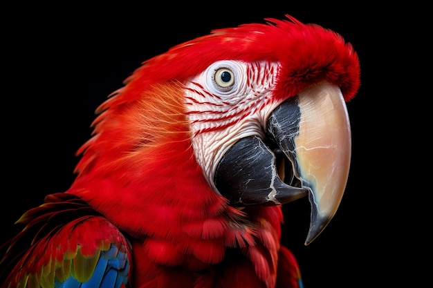 Beautiful bird animal full of details colorful beauty of nature parrot