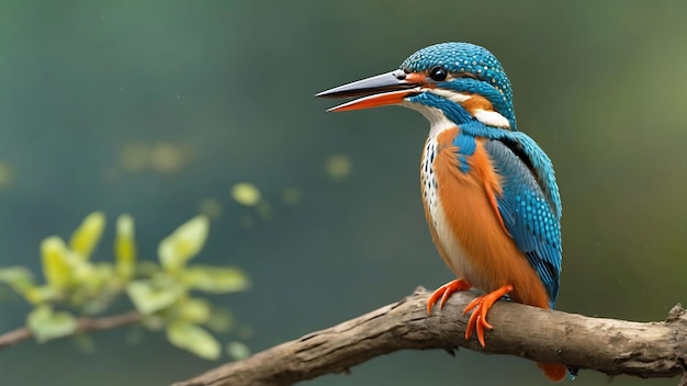 Beautiful bird in nature Common Kingfisher