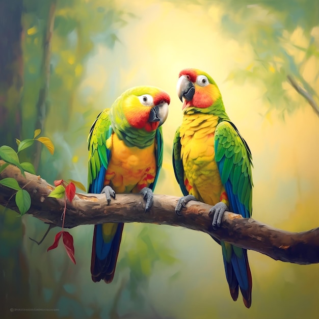 Beautiful Birds ai generated