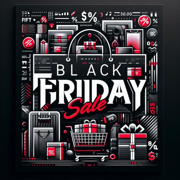 A beautiful black banner for Black Friday