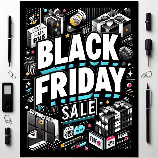 A beautiful black banner for Black Friday