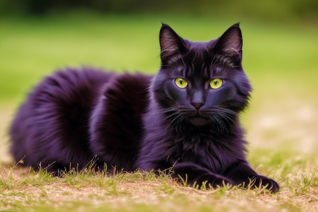 A beautiful black cat Shadows and Whispers The Enchanting Allure of the Black Cat Generative AI