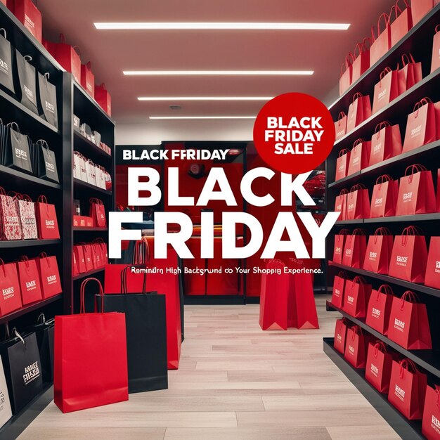 A beautiful black friday sale store poster